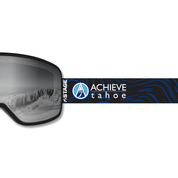 Achieve Tahoe Prop Ski Goggle - Black Frame w/ Mirror Chrome Lens - Adult Universal