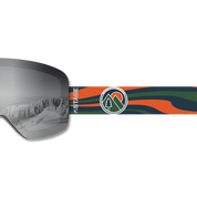 Adaptive Sports Partners Frameless Prop Ski Goggle - Mirror Chrome Smoke Lens