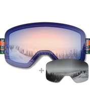 Adaptive Sports Partners Propnetic - Magnetic Ski Goggle + Bonus Lens