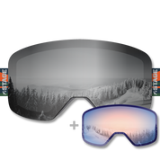 Adaptive Sports Partners Propnetic - Magnetic Ski Goggle + Bonus Lens