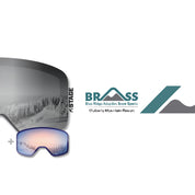 BRASS Propnetic - Magnetic Ski Goggle + Bonus Lens