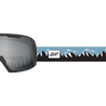 STAGE Big Punk Ski Goggle with Cool Mountain Shadow Strap and Mirror Chrome Smoke lens