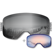 Friends of Bridgeport Avalanche Center Propnetic - Magnetic Ski Goggle + Bonus Lens