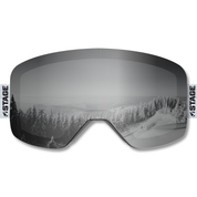 Deep Creek Lake Lions Frameless Prop Ski Goggle - Mirror Chrome Smoke Lens