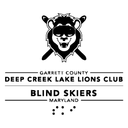 Garrett County Deep Creek Lake Lions Club Blind Skiers of Maryland Logo