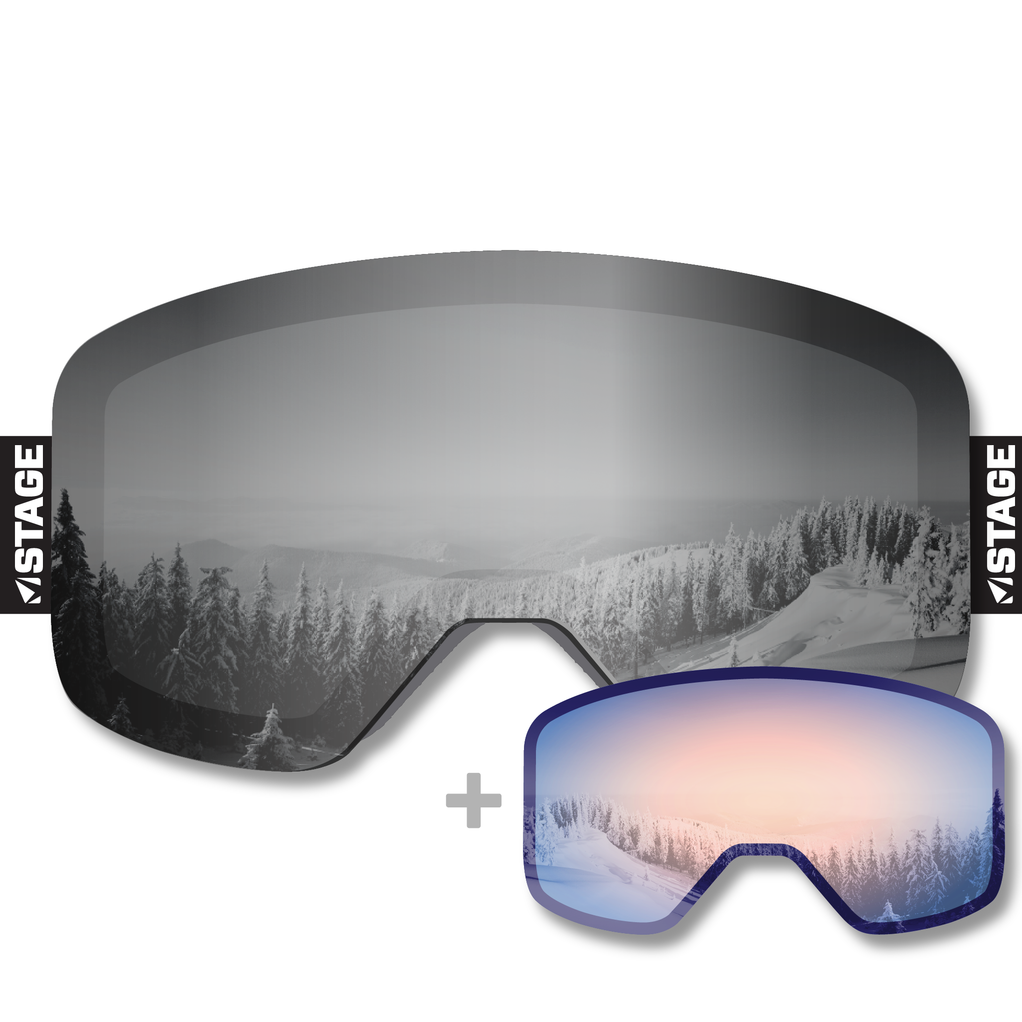 Kachina Peaks Avalanche Center Propnetic - Magnetic Ski Goggle + Bonus Lens