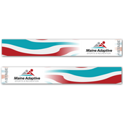 Maine Adaptive Frameless Prop Ski Goggle - Mirror Chrome Smoke Lens