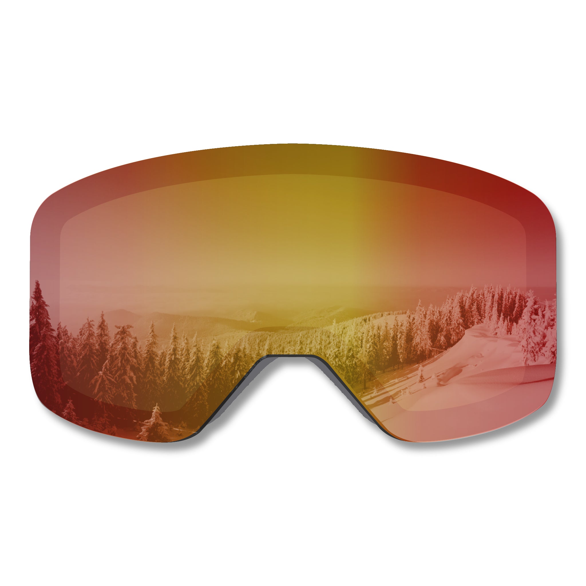 red lens ski goggles Propnetic Red Revo Lens
