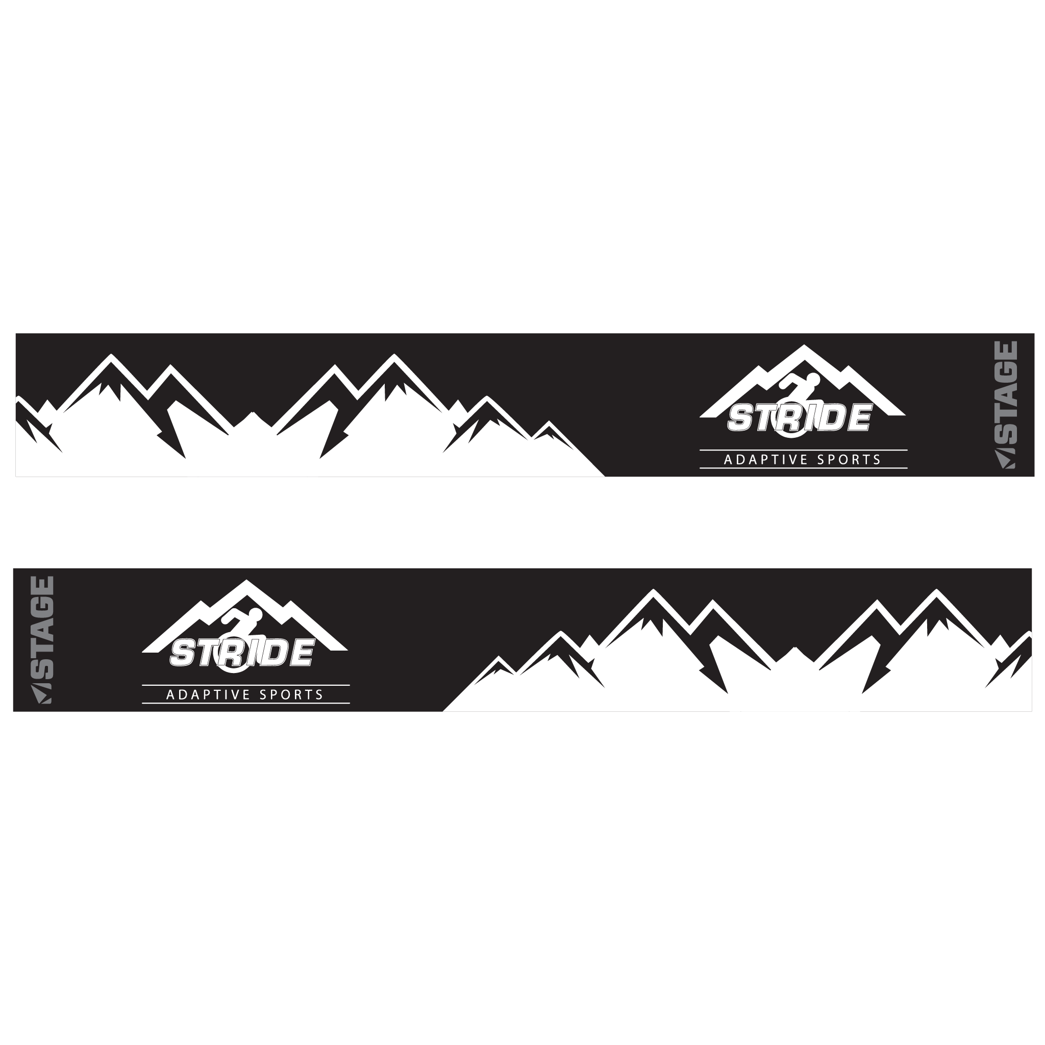 STRIDE Frameless Prop Ski Goggle - Mirror Chrome Smoke Lens