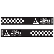 Share Winter Foundation Frameless Prop Ski Goggle - Mirror Chrome Smoke Lens