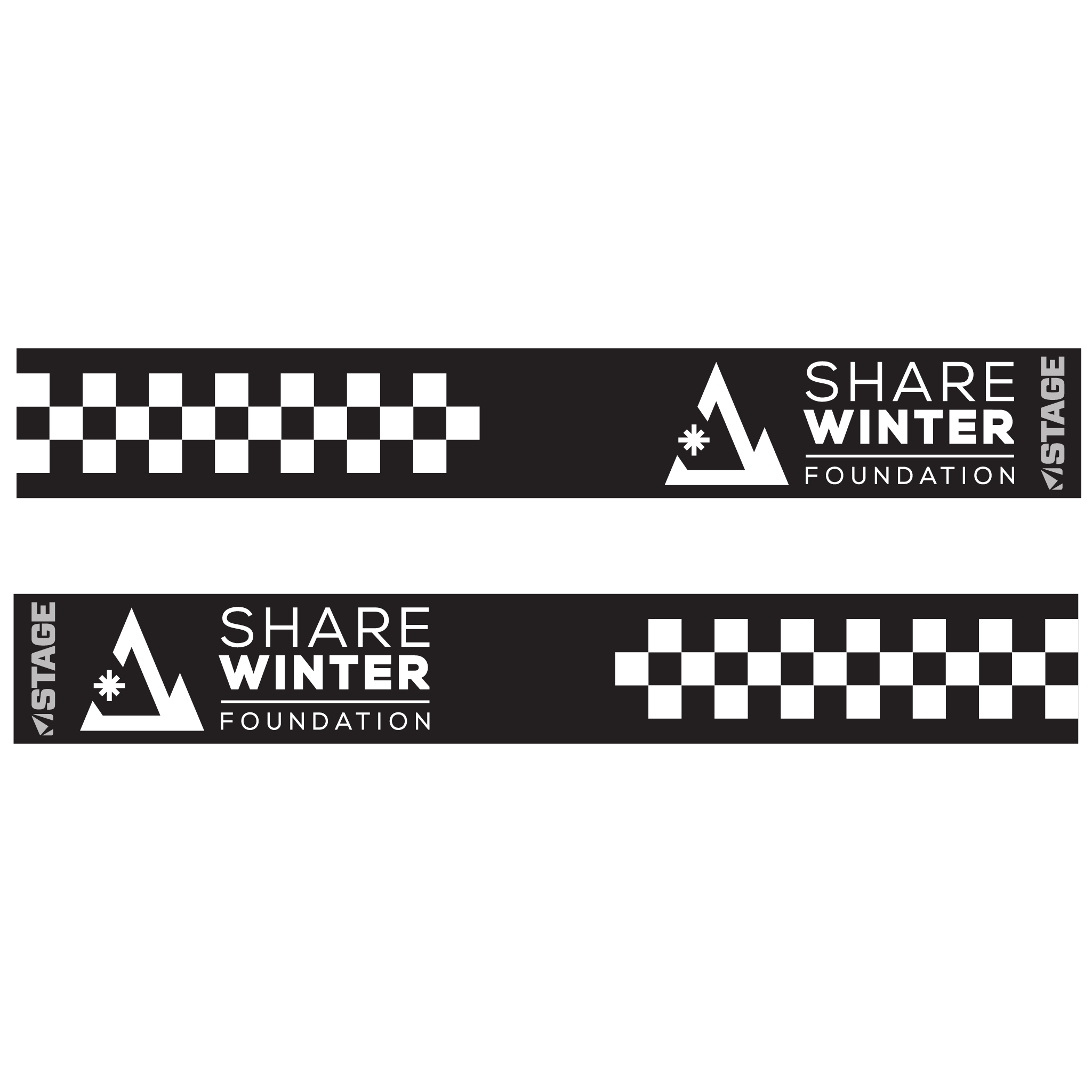 Share Winter Foundation Frameless Prop Ski Goggle - Mirror Chrome Smoke Lens