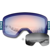 Vermont Adaptive Propnetic - Magnetic Ski Goggle + Bonus Lens
