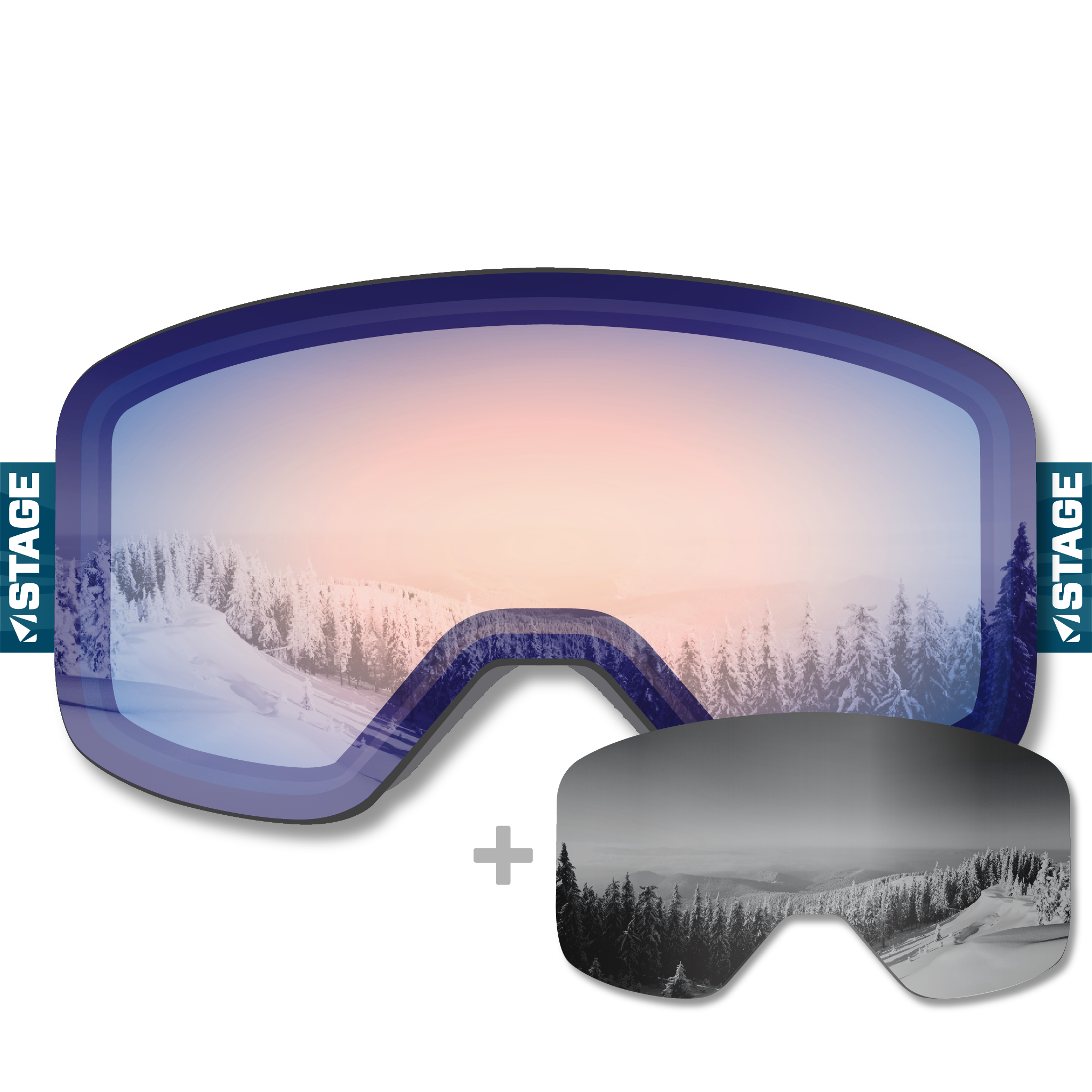 Vermont Adaptive Propnetic - Magnetic Ski Goggle + Bonus Lens
