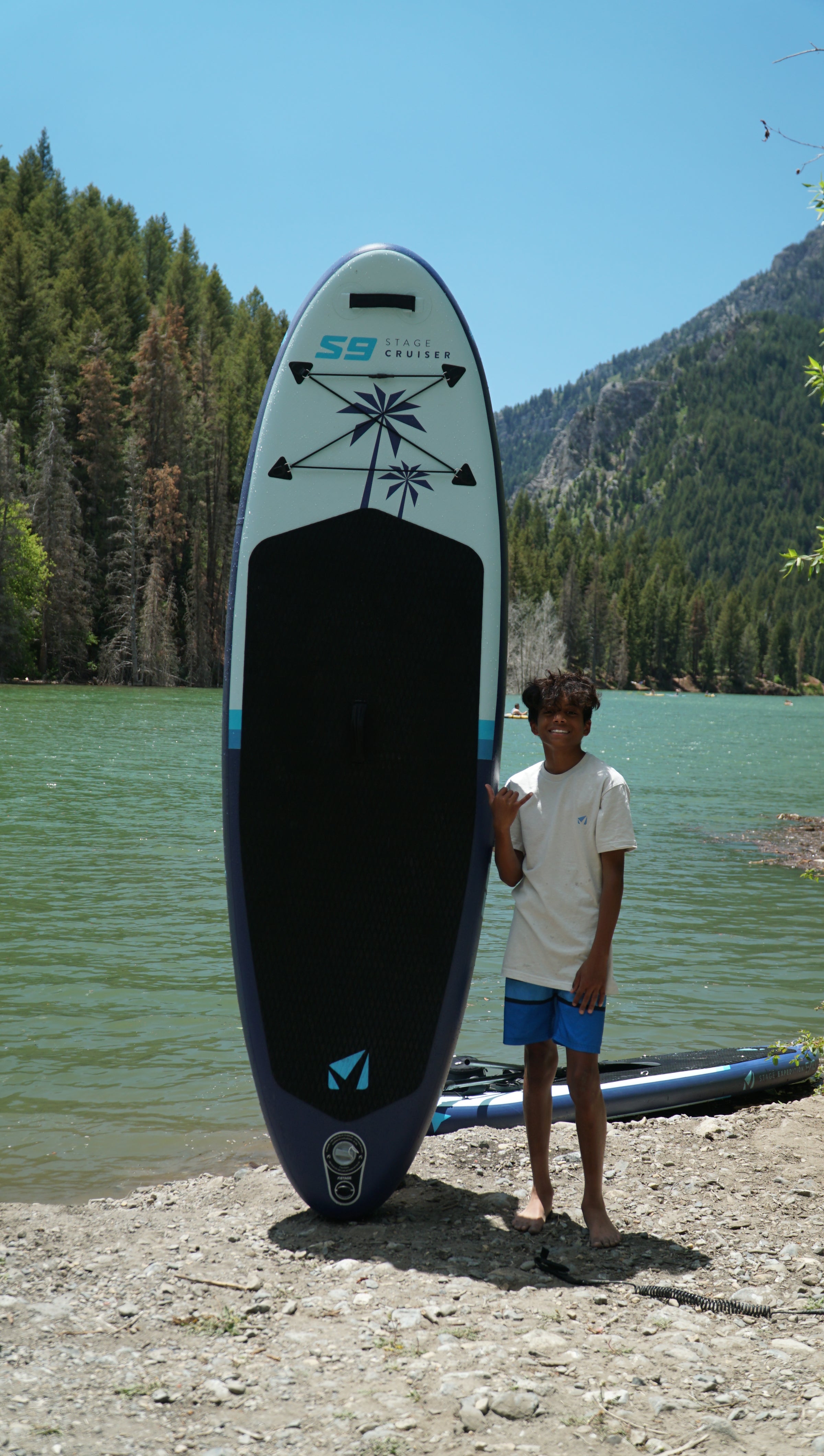 STAGE S9 Cruiser - Inflatable Stand-Up Paddleboard - (Best for 80 - 130lbs) - SUP Board Package (iSUP)