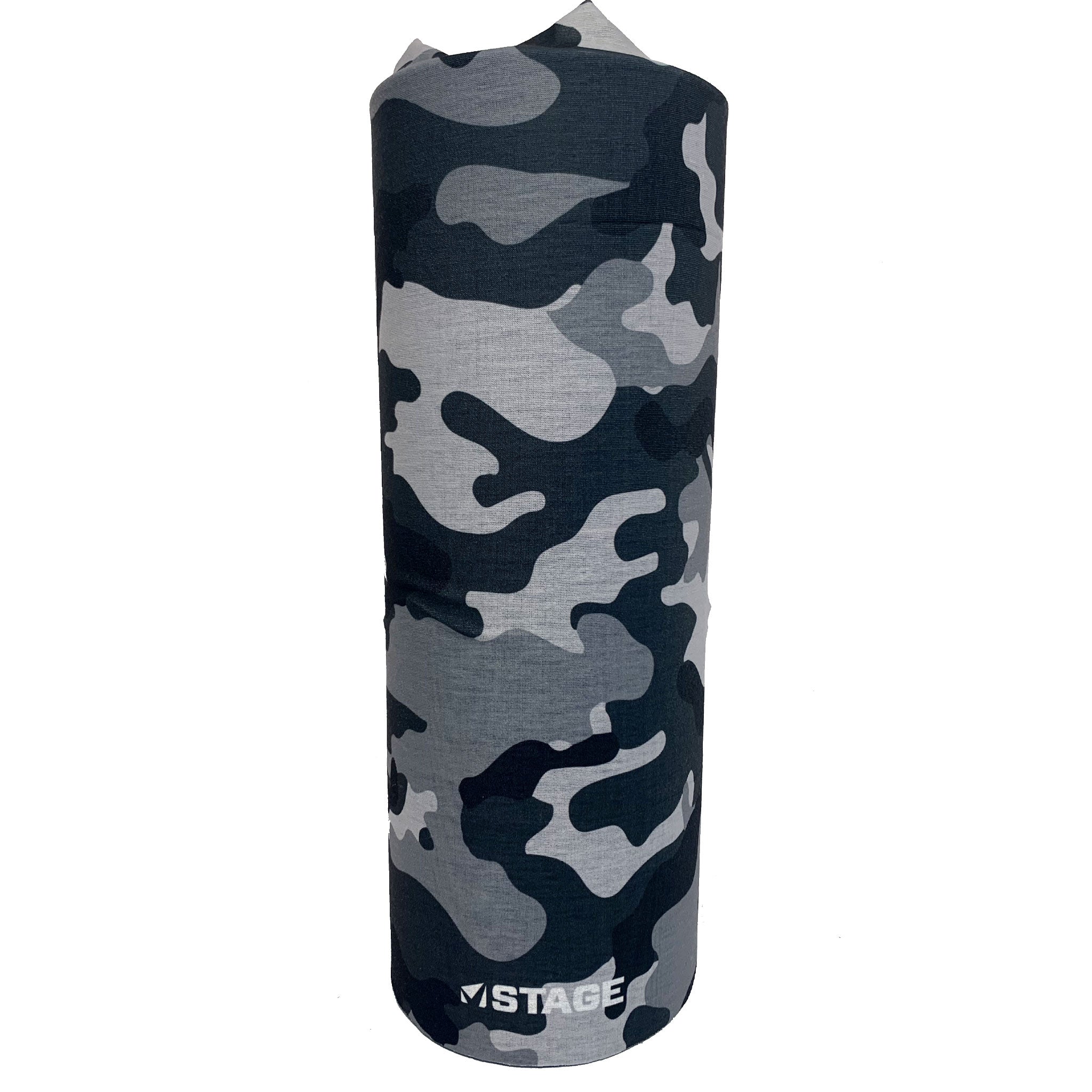 Jr. Face Tube - Black Camo - Single Layer