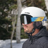 STAGE Frameless Prop Ski Goggle with Mirror Chrome Lens