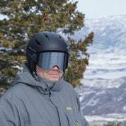 STAGE Frameless Prop Ski Goggle with Mirror Chrome Lens