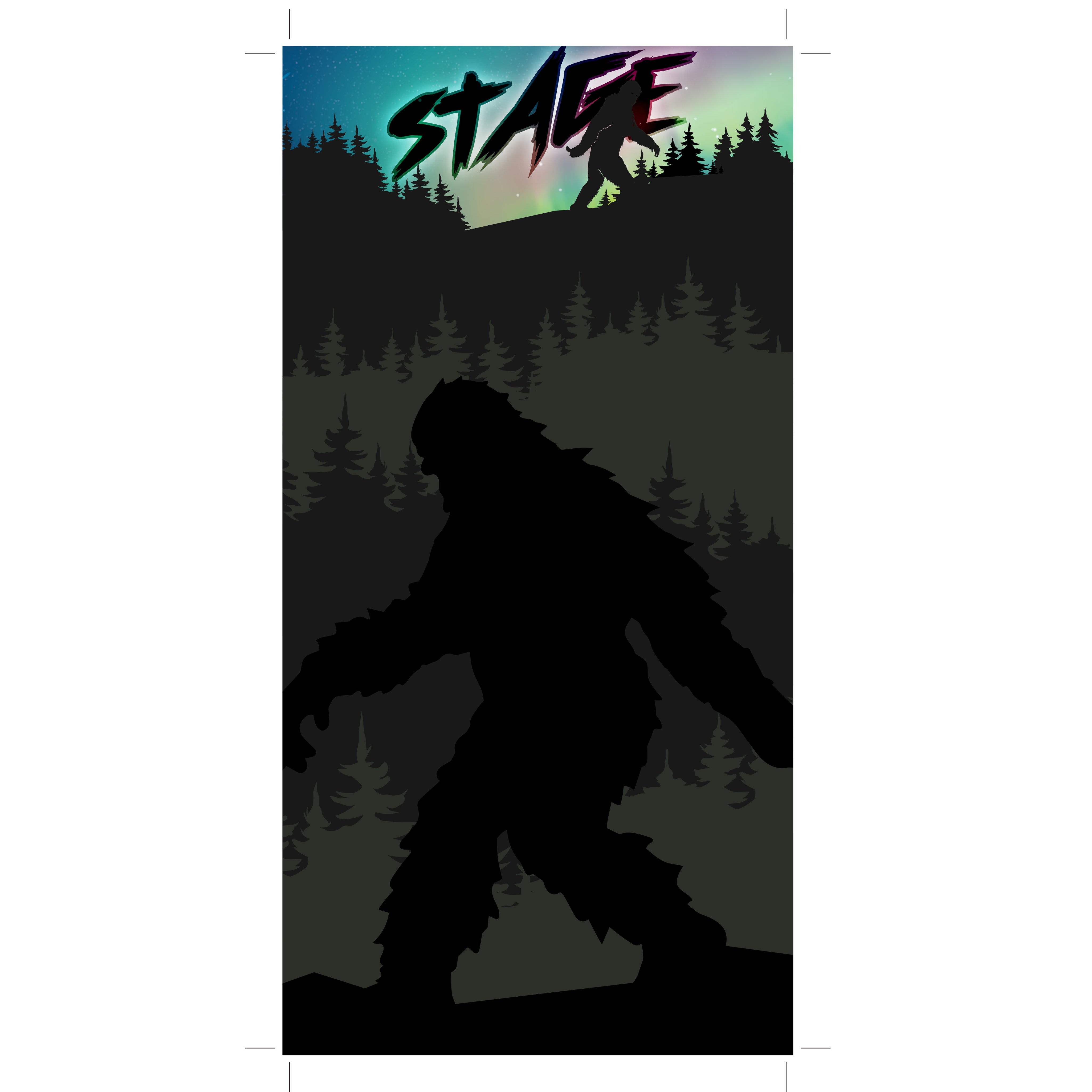 Jr. Face Tube - Disco Yeti - Single Layer