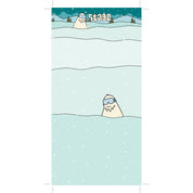 Jr. Face Tube - Powder Yeti Blue - Single Layer