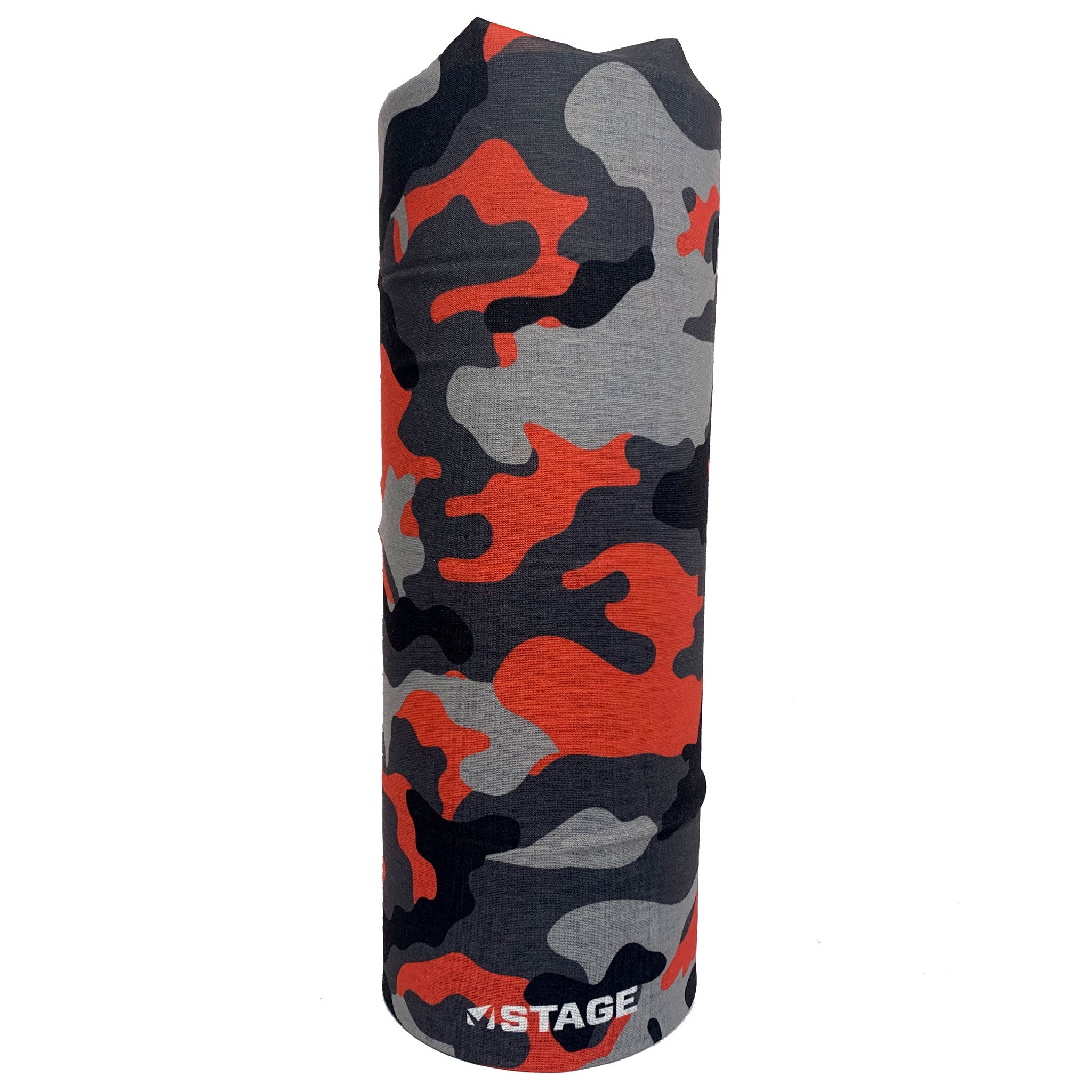 Jr. Face Tube - Camo Red - Single Layer