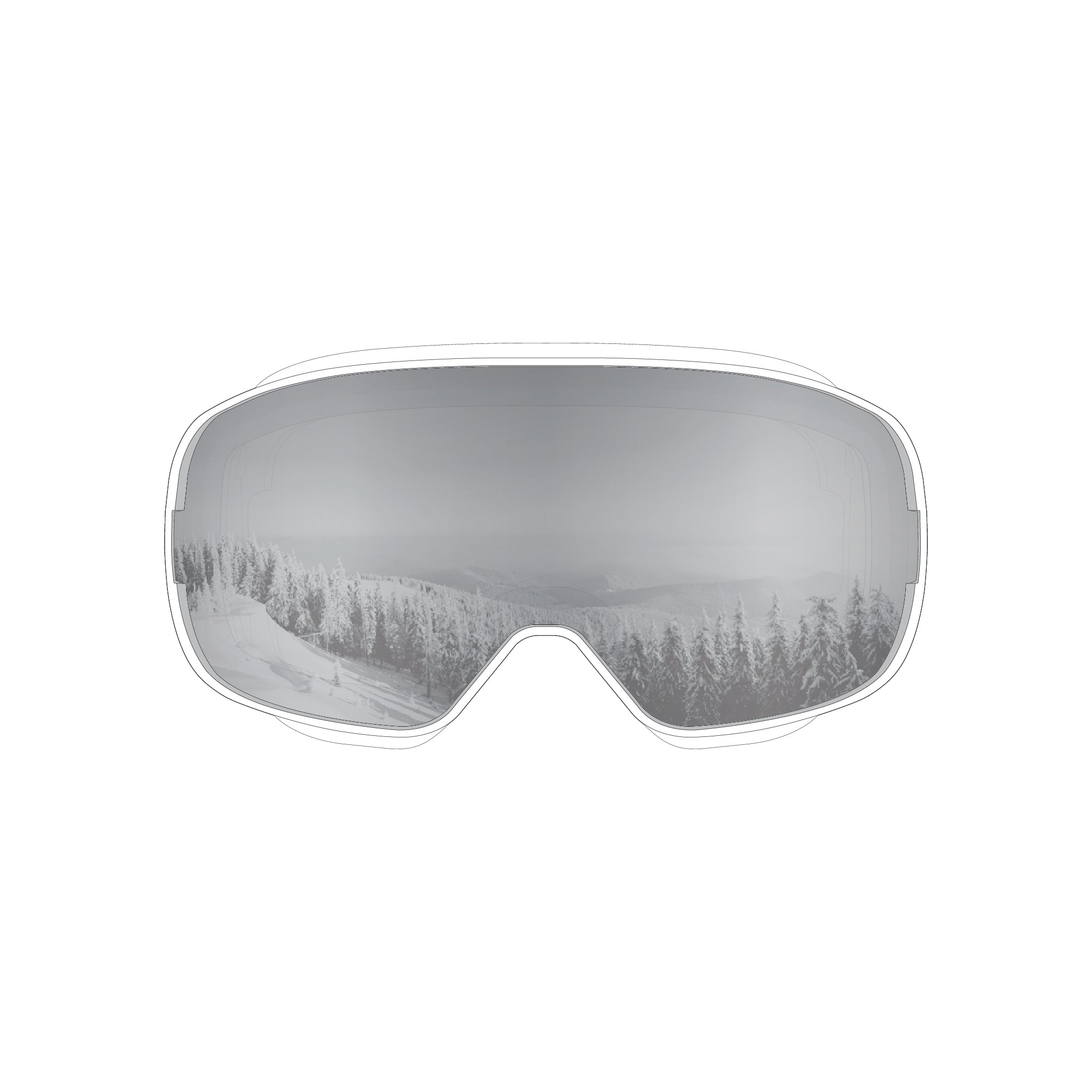 Replay - Adult Small Ski Goggle (OTG)