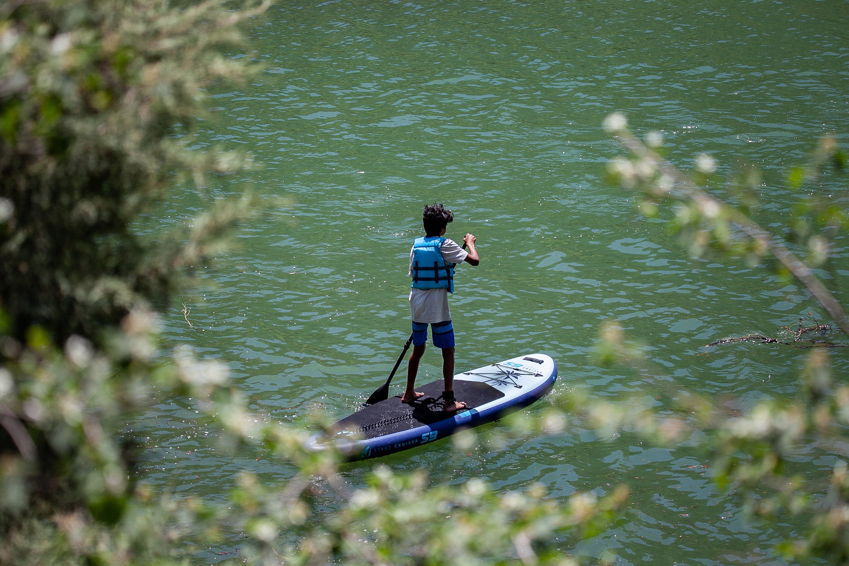 STAGE S9 Cruiser - Inflatable Stand-Up Paddleboard - (Best for 80 - 130lbs) - SUP Board Package (iSUP)