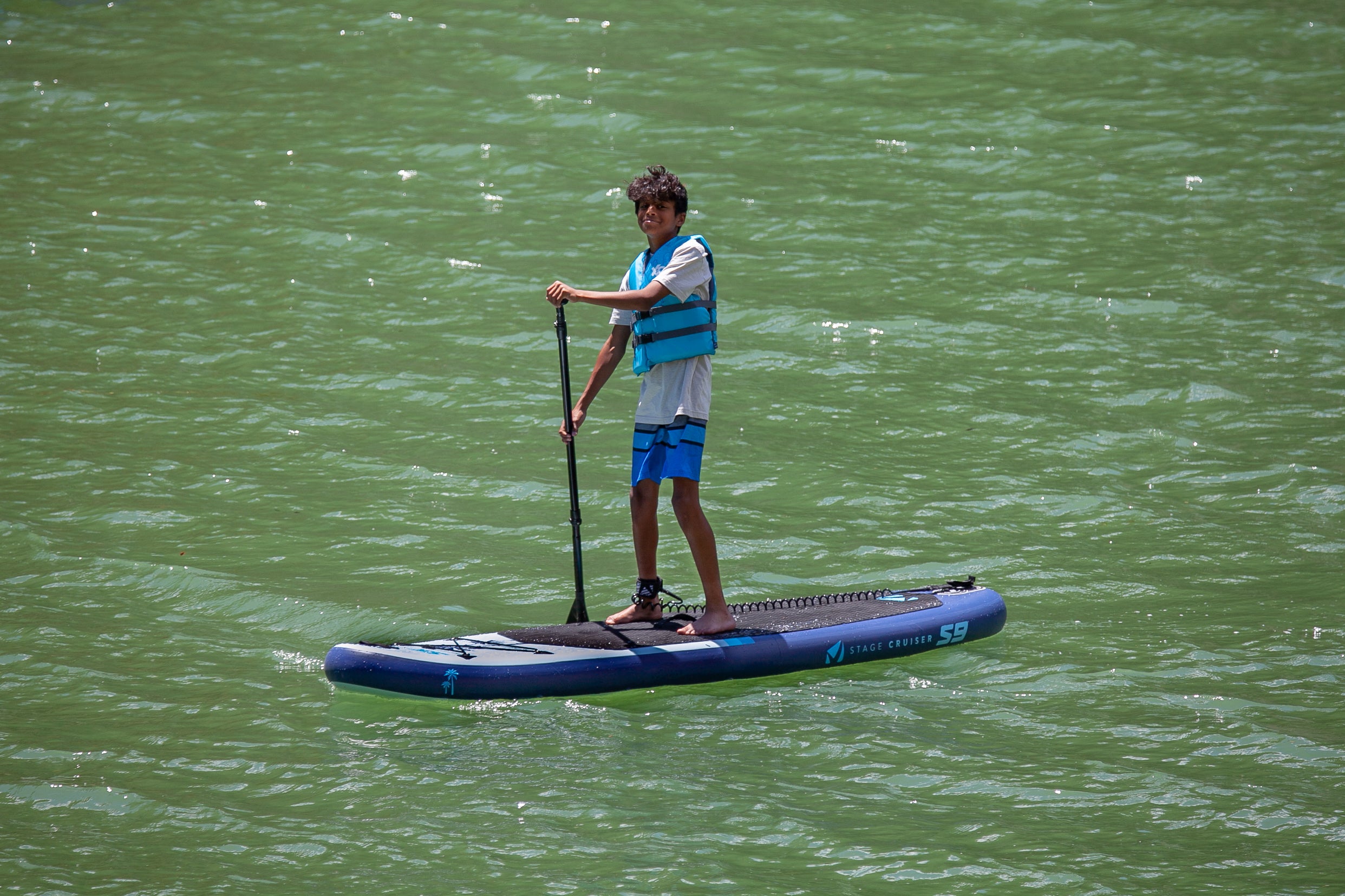 STAGE S9 Cruiser - Inflatable Stand-Up Paddleboard - (Best for 80 - 130lbs) - SUP Board Package (iSUP)