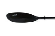 The STAGE 2-Piece Aluminum Kayak Paddle has a blade shaped perfectly for kayaking