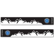 Alaska Avalanche Frameless Prop Ski Goggle - Mirror Chrome Smoke Lens