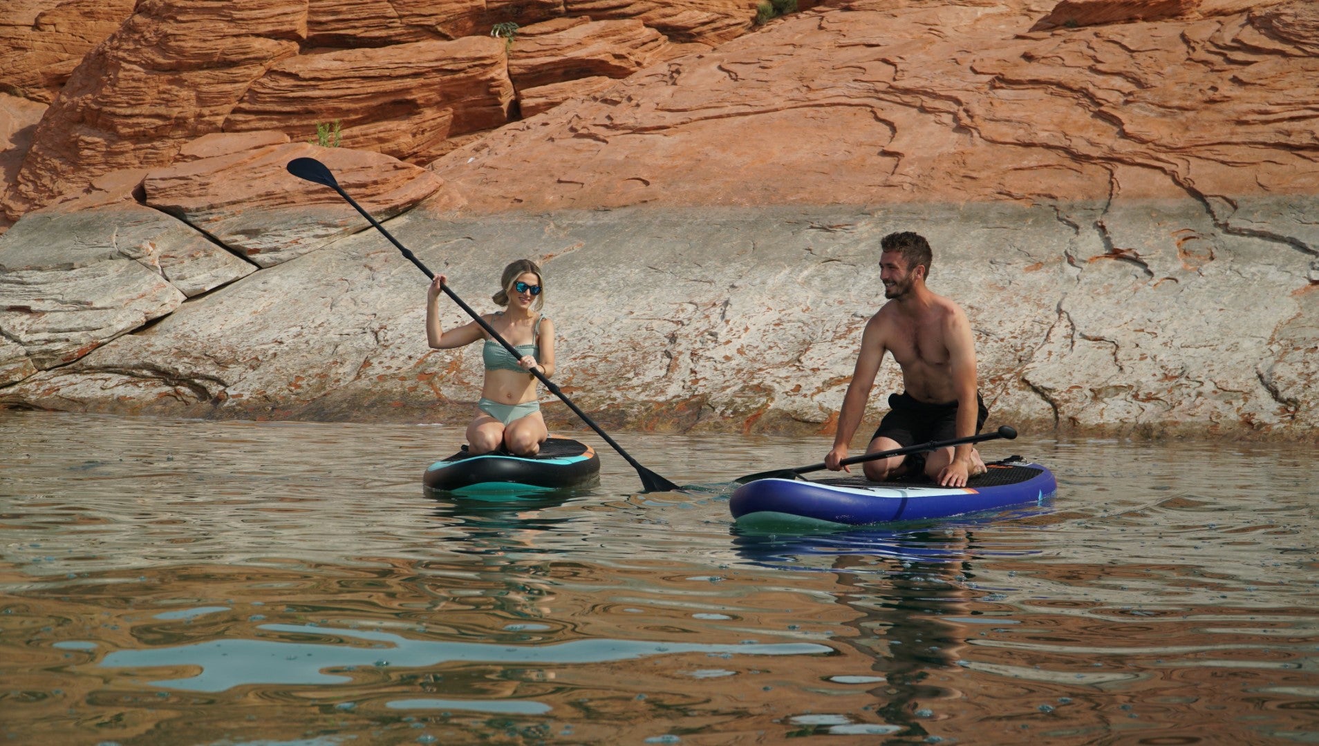 The 2SIDE Paddle allows you to sit-down, stand-up, paddle however you want. The 2SIDE Double-Sided Paddleboard Paddle is a radically innovative SUP Paddle for paddleboards looking to explore the water faster and easier