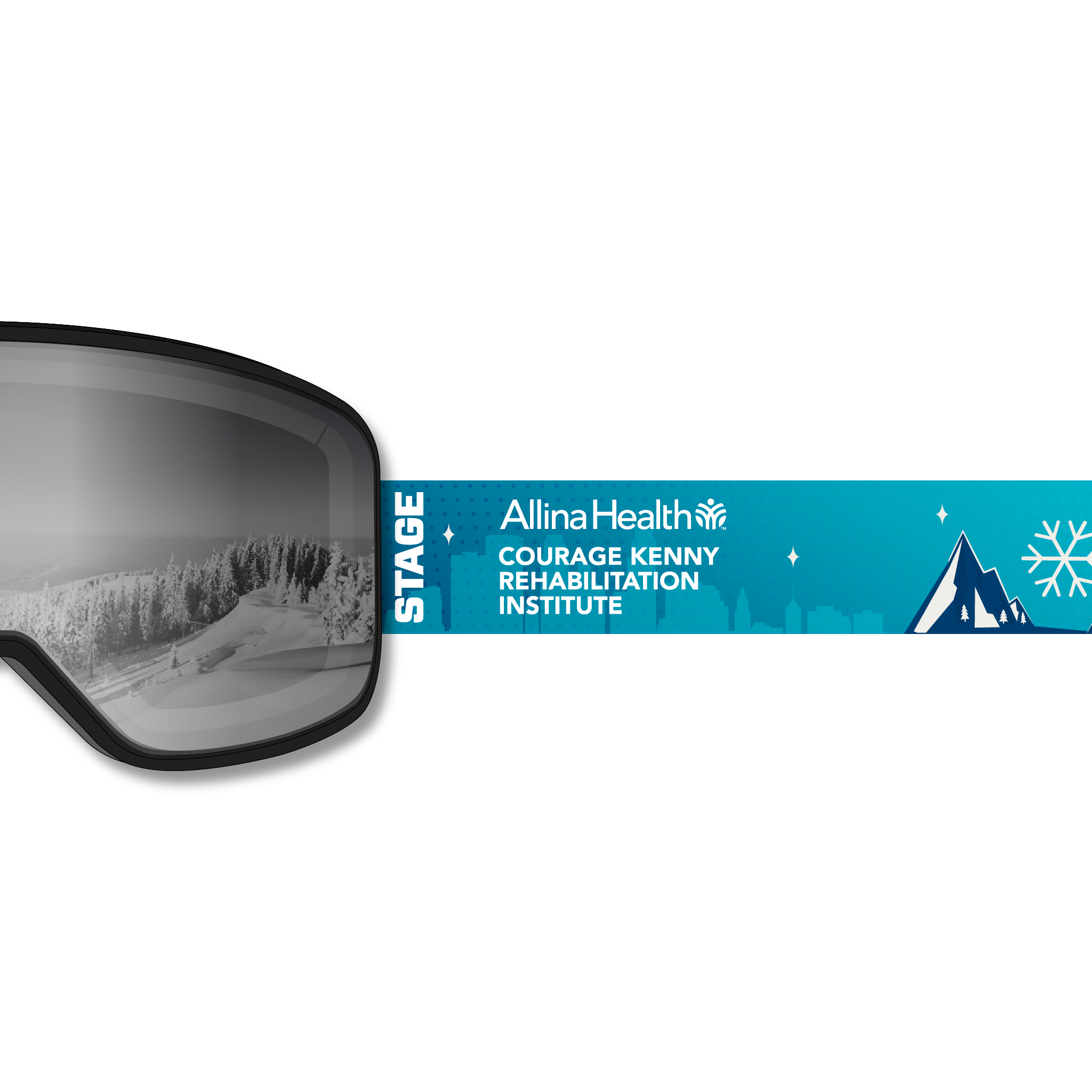 Allina Health Prop Ski Goggle - Mirror Chrome Smoke Lens