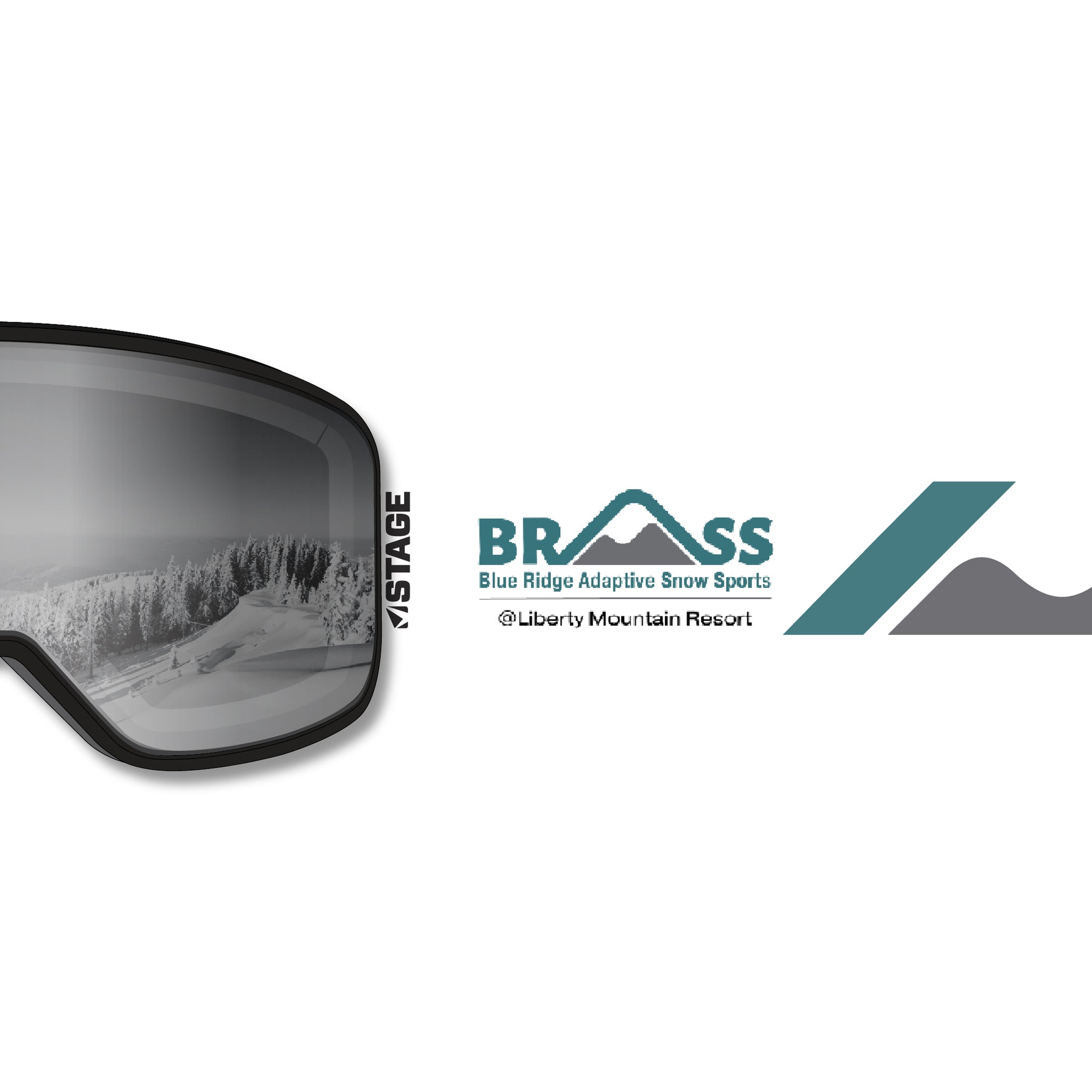 BRASS Prop Ski Goggle - Mirror Chrome Smoke Lens