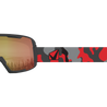 STAGE Big Punk Ski Goggle with Red Revo lens and Red Camo Strap