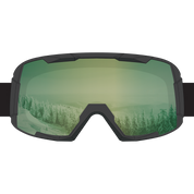 STAGE Big Punk Ski Goggle with Green Revo Lens