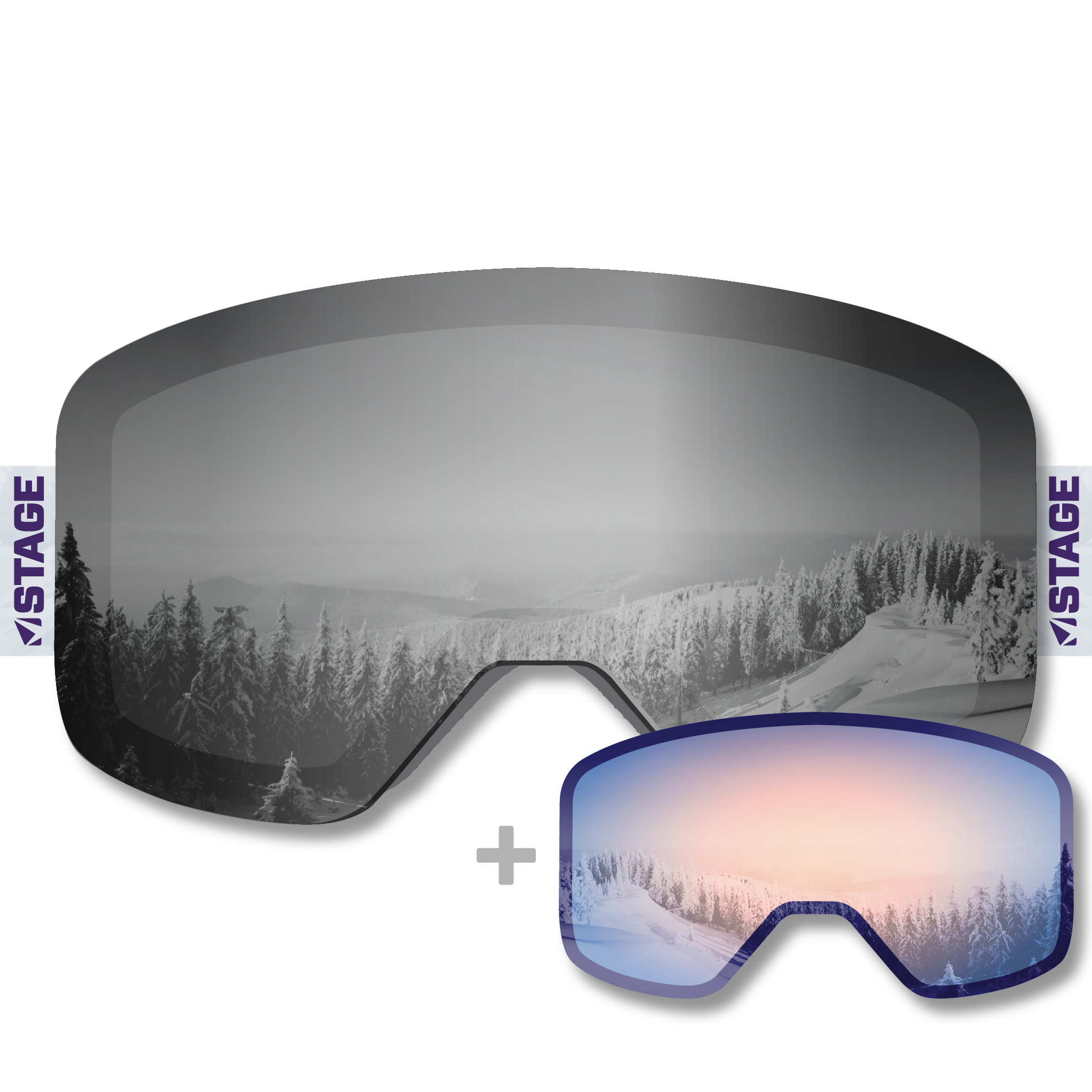 Boardslide Mission Propnetic - Magnetic Ski Goggle + Bonus Lens