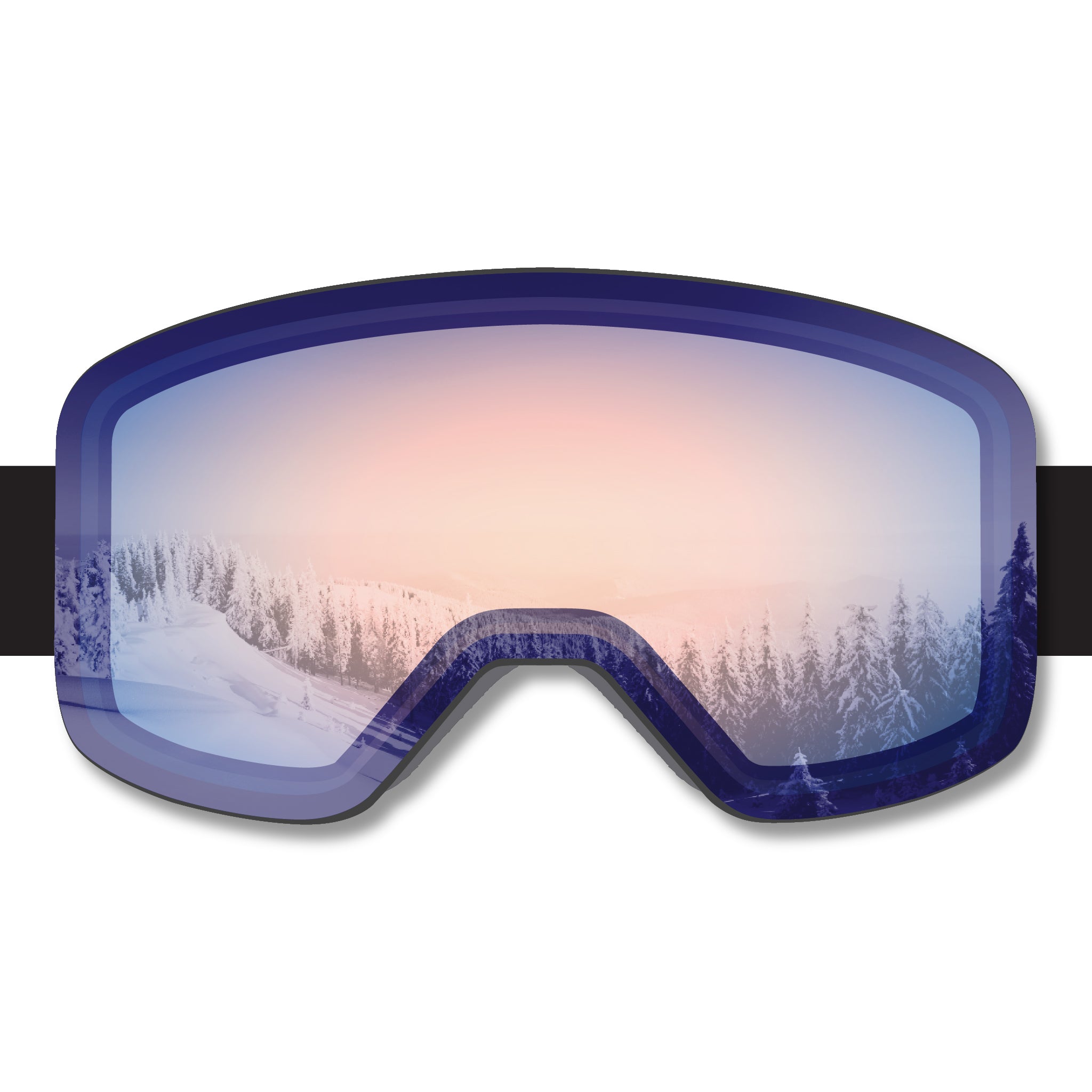 Frameless Prop Ski Goggle - Detector Revo Lens