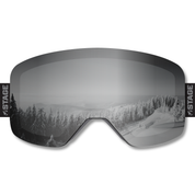 Move United Frameless Prop Ski Goggle - Mirror Chrome Smoke Lens