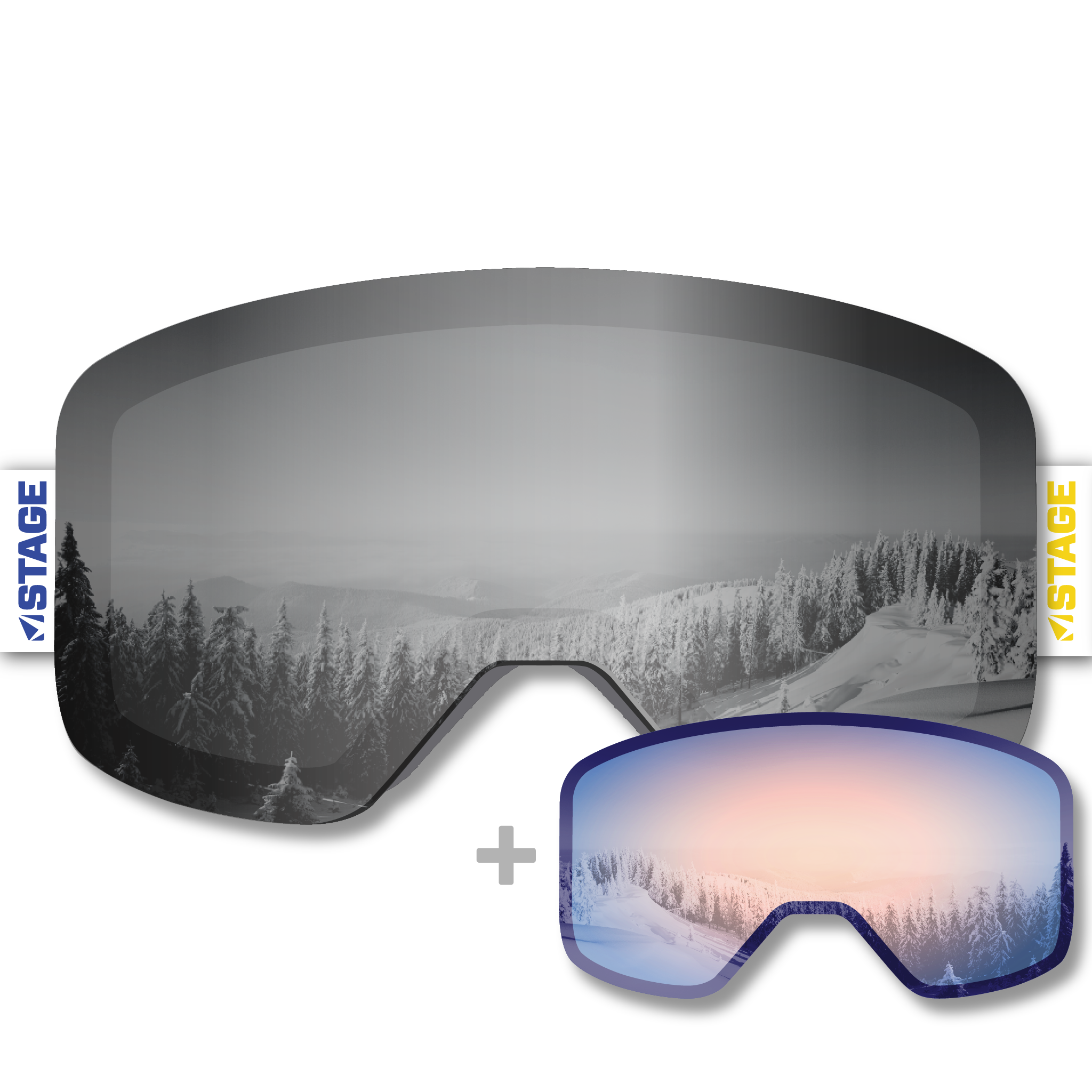 Lounsbury Adaptive Ski Program Propnetic - Magnetic Ski Goggle + Bonus Lens