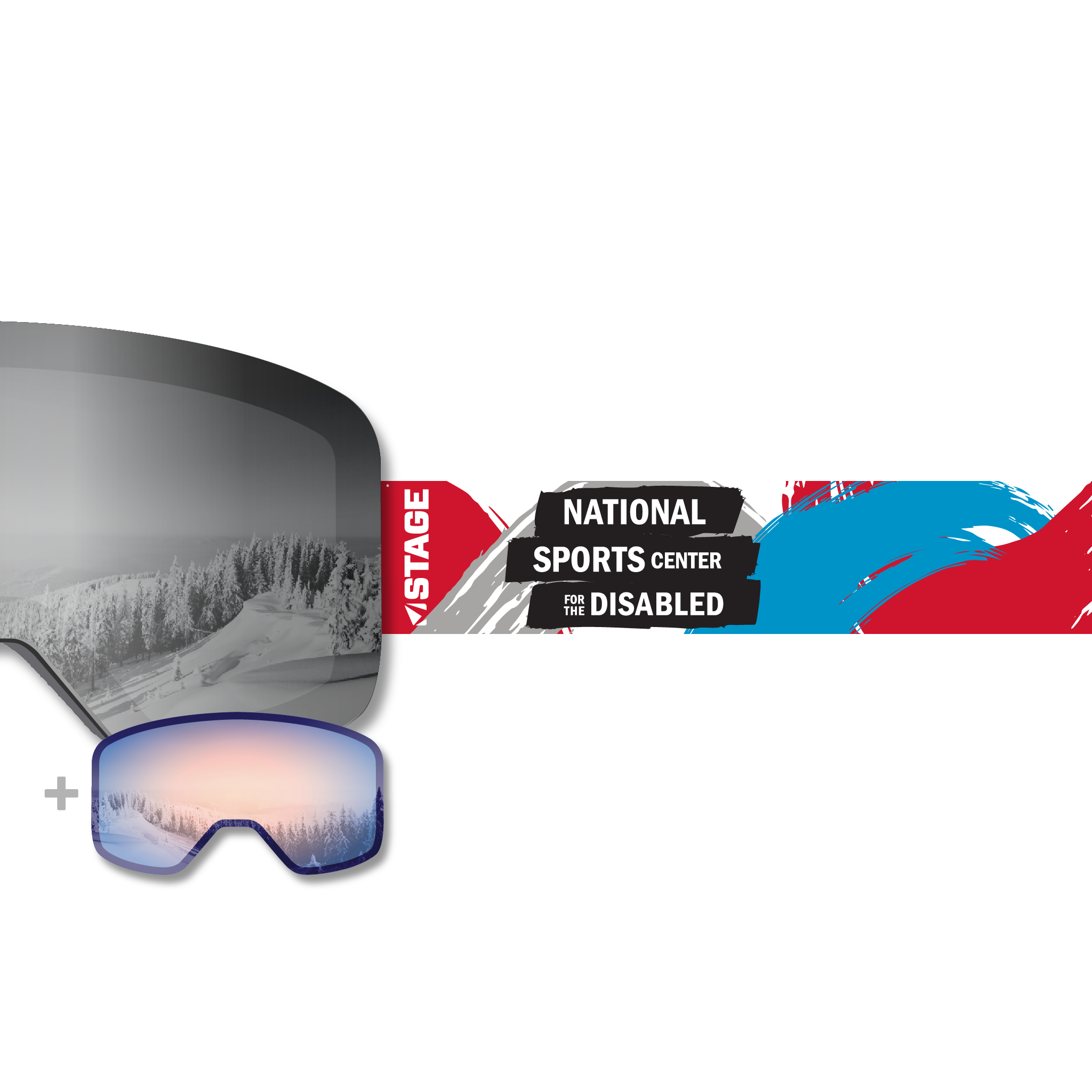 NSCD Propnetic - Magnetic Ski Goggle + Bonus Lens