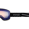 The STAGE Prop Black Ski Goggle with Detector Lens and Black & White USA Flag