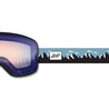 The STAGE Prop Black Ski Goggle with Detector Lens and Cool Mountain Shadow strap.