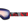 The STAGE Prop Black Ski Goggle with Detector Revo Lens and Fire Camo goggle strap