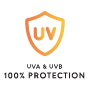 UVA & UVB 100% Protection