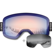 Share Winter Foundation Propnetic - Magnetic Ski Goggle + Bonus Lens