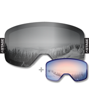 Share Winter Foundation Propnetic - Magnetic Ski Goggle + Bonus Lens