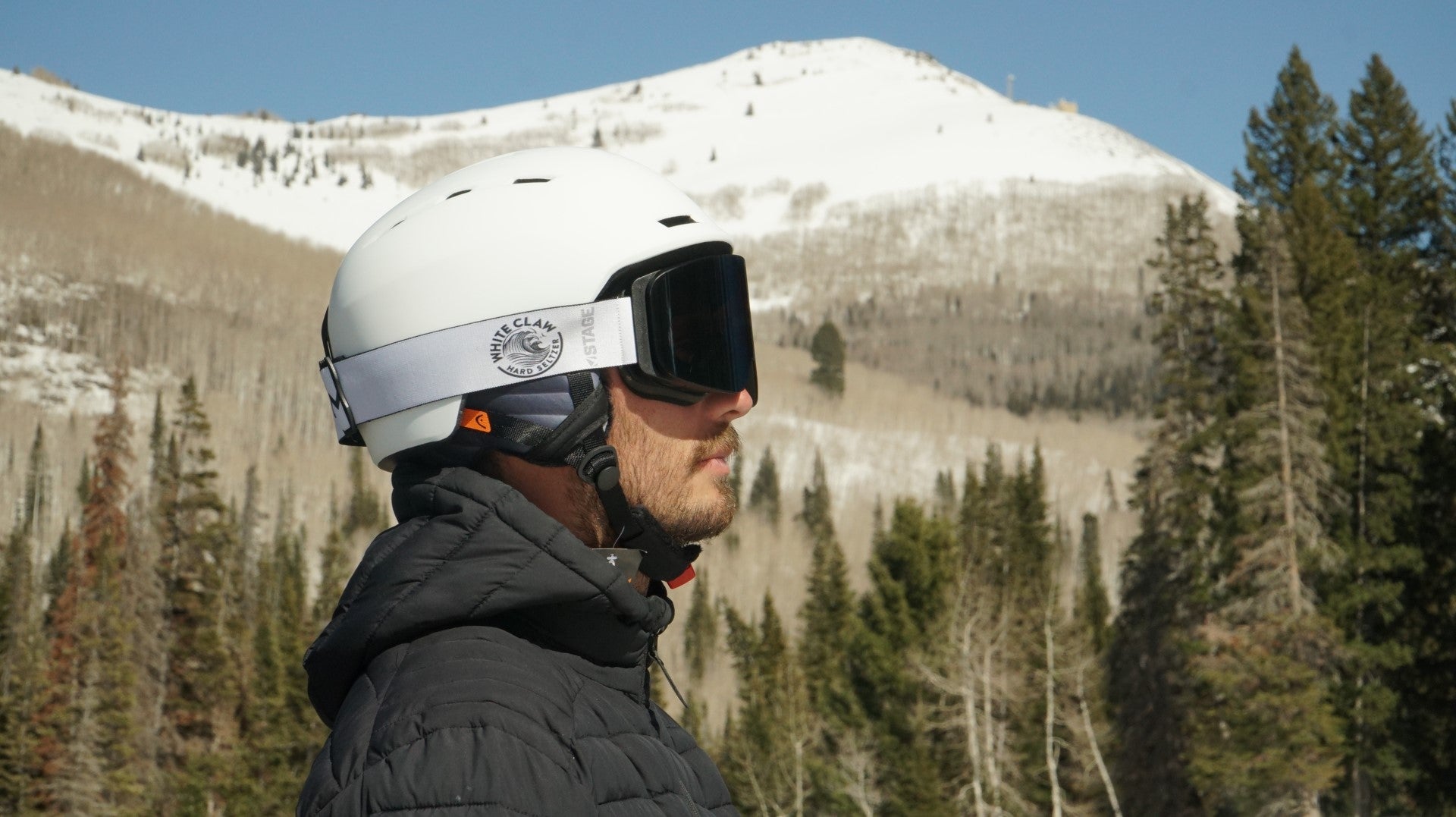 STAGE Custom Ski Goggle -- Whiteclaw Custom Frameless Prop Goggle - Custom Snow Goggles for Events