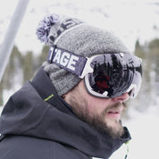 Stunt White - Adult Ski Goggle