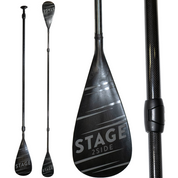 STAGE 2SIDE Double-Sided Paddleboard Paddle. This 3-pc SUP paddle is available in Aluminum, 60% Carbon Fiber, and 100% Carbon Fiber Models