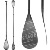 2SIDE Double-Sided Paddleboard Paddle - 100% Carbon Fiber w/ 100% CF Blades - SUP Paddle