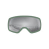 STAGE 8Track Ski Goggle w/ Chrome Smoke Revo Lens and Green Frame - Fits teens, ages 9 -13. Youth ski goggle.